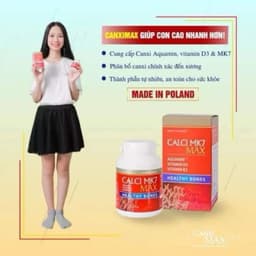 Canxi hữu cơ Mk7 MAX giúp bé phát triển chiều cao,xương chắc , dài nhanh bổ sung canxi cho phụ nữ trước và sau khi sinh 4