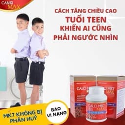 Canxi hữu cơ Mk7 MAX giúp bé phát triển chiều cao,xương chắc , dài nhanh bổ sung canxi cho phụ nữ trước và sau khi sinh 2