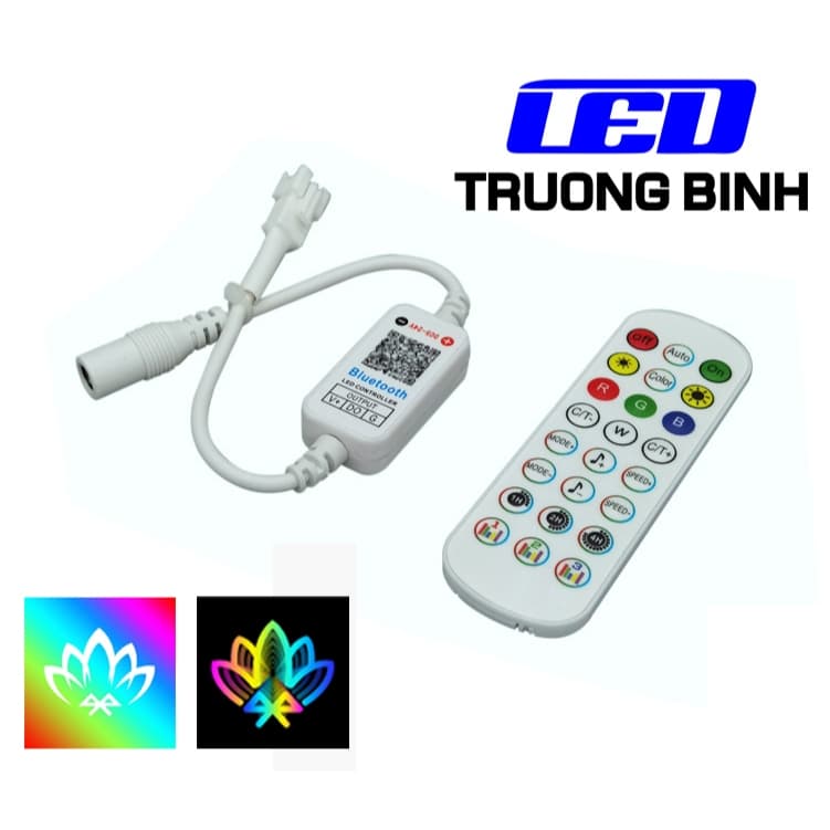 BLE007 ĐIỀU KHIỂN LED FULL MÀU ARGB NEOPIXEL WS2812B WS2811 WS2815 NHÁY THEO NHẠC HỖ TRỢ APP