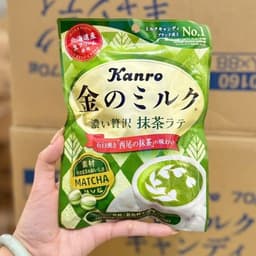 【Date Mới】Kẹo KANRO vị MATCHA LATTE sữa Trà Xanh Nội Địa Nhật 70g 2