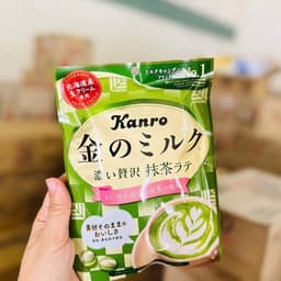 【Date Mới】Kẹo KANRO vị MATCHA LATTE sữa Trà Xanh Nội Địa Nhật 70g 4