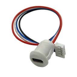 Jack nguồn cổng sạc Type-C kèm bịt chống nước, Type-C 4P có tai 4