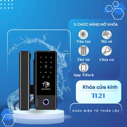 KHÓA VÂN TAY CỬA KÍNH TL21 1