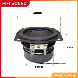 Loa Mid Bass LG 15W - Lg 30w 4R 78mm Chất Lượng từ hifisound 6
