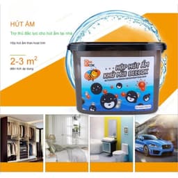Hộp Hút Ẩm Đa Năng Khử Mùi Chống Ẩm Mốc Cho Tủ Quần Áo Tủ Giày Phòng Vệ Sinh 230gram 4