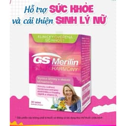 GS Merilin Harmony Hỗ trợ cân bằng nội tiết tố nữ, cho phụ nữ tiền mãn kinh và mãn kinh Hộp 30 viên, Cộng Hòa Séc 4