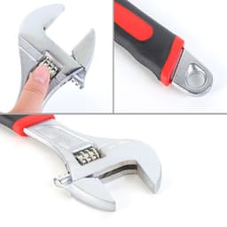 Cờ lê mỏ lết đa năng tay cầm cao su, Mỏ lết thép xịn chống rỉ đủ cỡ 8inch-10inch-12inch - ML01 6
