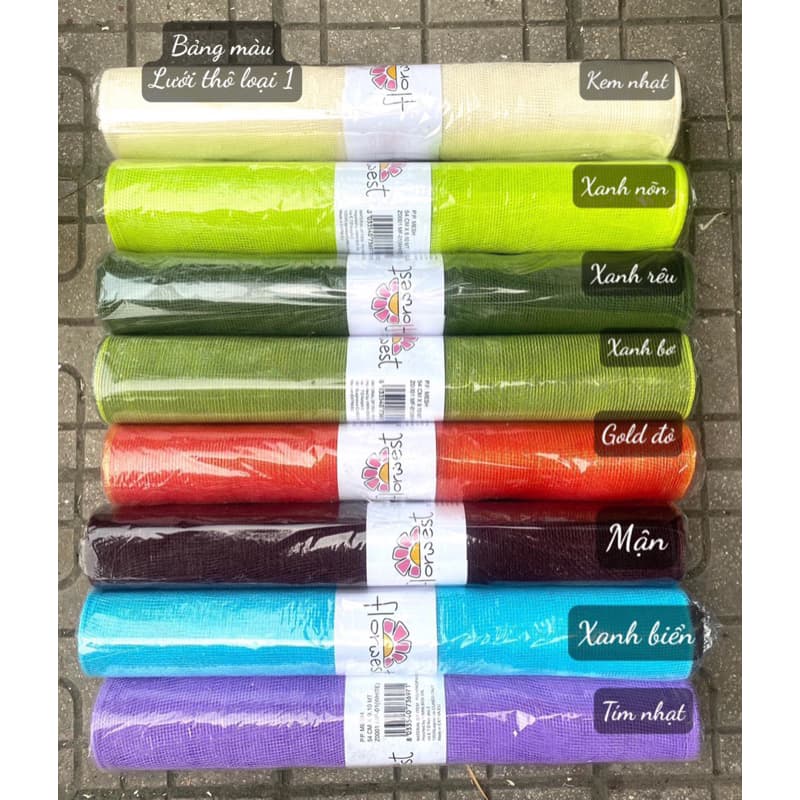 Hàng Loại 1 - Lưới Thô/ Lưới Cứng Làm Giỏ Hoa Quả,Gói Hoa, Trang Trí Siêu Đẹp