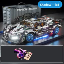Mới 2025 - Mô Hình Lắp Ráp 1280 Mảnh Lambo V12 Hồng – Siêu Xe Màu Hồng Sang Chảnh, Đồ Chơi Trí Tuệ 5