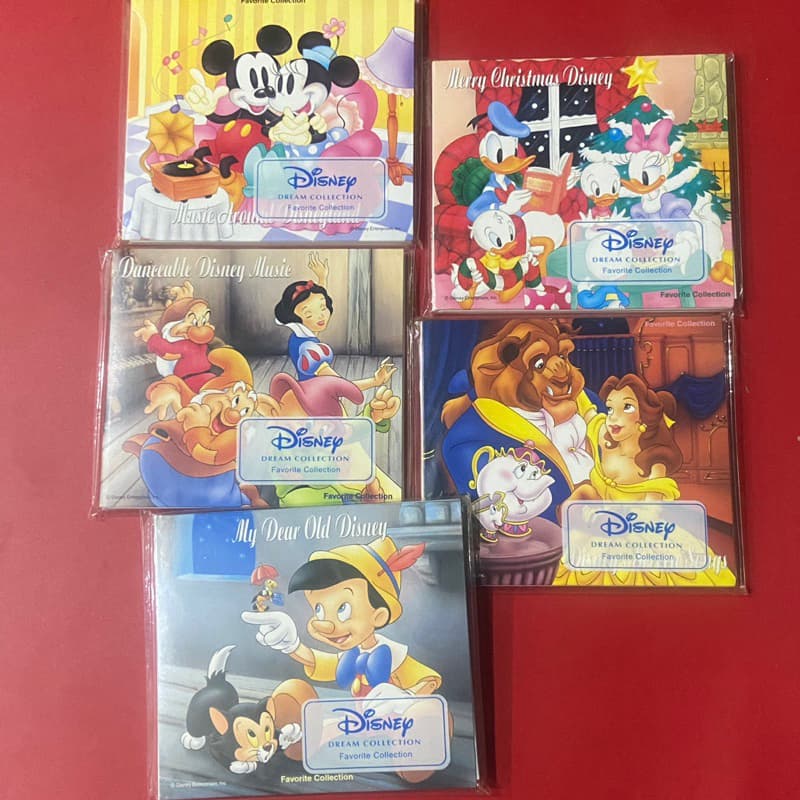 Set 5 đĩa nhạc phim Disney (đĩa CD)