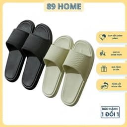 Dép đi trong nhà, văn phòng đế mềm chống trơn trượt dép Chao 1