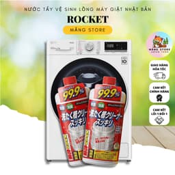 Nước tẩy vệ sinh lồng máy giặt Rocket Nhật bản - Chính hãng nội địa Nhật 1