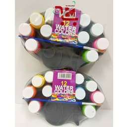 Vĩ 12 Lọ Màu Nước Con Cá WINQ W-05, Màu Sắc Bắt Mắt, Tươi Sáng, Sinh Động, Mang Lại Sự Yêu Thích Học Vẽ Cho Bé 7