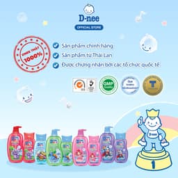 Sữa tắm gội Dnee Kids 400ml cho bé trên 3 tuổi – Mềm mịn da, tóc mượt – Dịu nhẹ an toàn 7