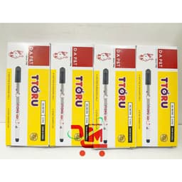 Hộp 12 Bút Gel Hàn Quốc D.A P&T TTORU / 0.4mm / Mực Xanh, Đỏ, Đen, Tím, Cho Nét Chữ Nhỏ, Thanh Mãnh, Chính Hãng,Mực Thơm 8
