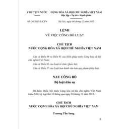 Sách - Bộ Luật Dân Sự Nước CHXHCN Việt Nam - ND 3