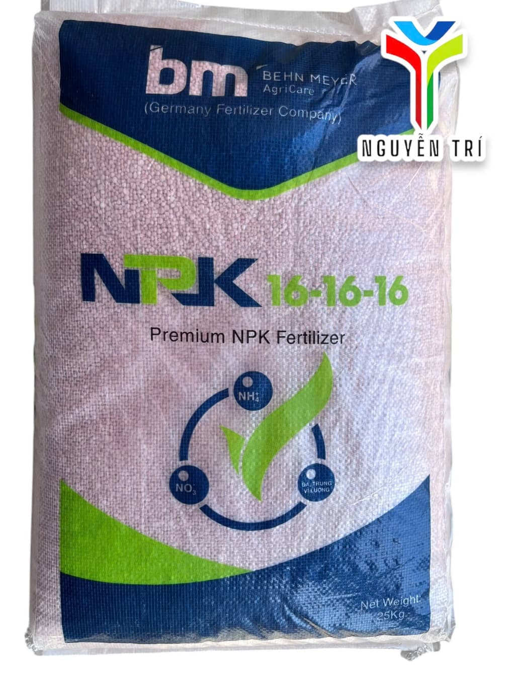 Phân BM Yuroka NPK 16-16-16 nhập khẩu từ Nga dùng cho hoa, rau màu & cây ăn trái bao 25kg