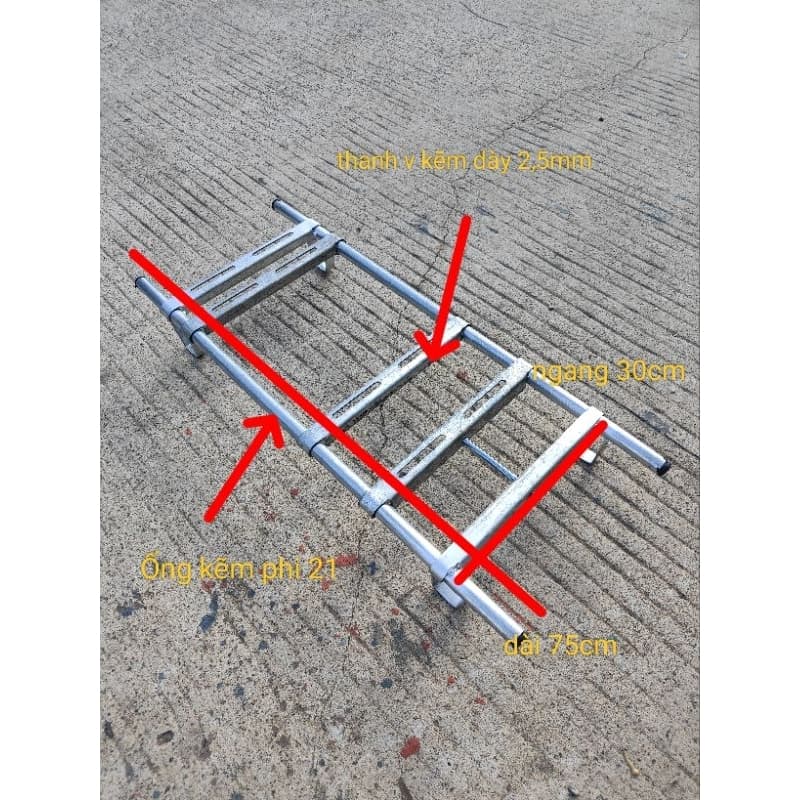 Chân đế lắp máy rửa xe . ống 21
