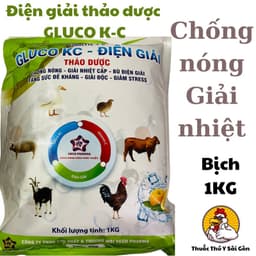 ĐIỆN GIẢI THẢO DƯỢC (Bịch 1KG) Giải nhiệt, chống mất nước cho gà, heo... 1