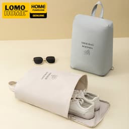 Túi đựng giày du lịch LOMO thiết kế sang trọng, tinh tế chất vải T400 chống thấm, chống mùi, bụi bẩn và ẩm mốc 2