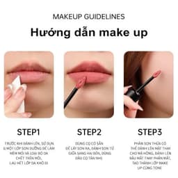 Son Mooekiss Mềm Mịn, Bóng Mỏng, Tint Nhung Lì, Dưỡng Ẩm, Không Khô Môi Và Lâu Trôi 3g-MP2K 7