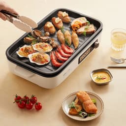 Bếp Nướng Điện Bear GR 4H15C Chính Hãng Nướng Không Khói Chống Dính Công Suất Lớn Cho Gia Đình Tiệc BBQ BẢO HÀNH 18 THÁN 6