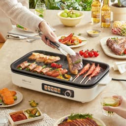 Bếp Nướng Điện Bear GR 4H15C Chính Hãng Nướng Không Khói Chống Dính Công Suất Lớn Cho Gia Đình Tiệc BBQ BẢO HÀNH 18 THÁN 7