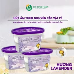 Hộp Hút Ẩm Khử Mùi Hương Lavender Giúp Nhà Bạn Luôn Khô Ráo 230gr 4