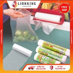 Combo 3 Cuộn Túi Đựng Thực Phẩm Tự Hủy Sinh Học, Đựng Thức Ăn Tủ Lạnh Bảo Quản Sạch Sẽ - Lionking Store 2