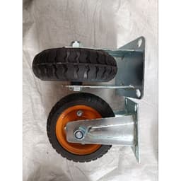 [KKTHN] Bộ 4 Bánh Xe Đẩy Hàng Vàng Đường Kính 16Cm Tải Trọng 400kg 4