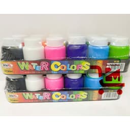 Vỉ 12 Lọ Màu Nước Sắc Xuân WINQ W-06, Màu Tô Được Trên Diện Rộng, Bền Màu, Không Lem Chảy, Độ Bám Dính Tốt, Sắc Nét 7