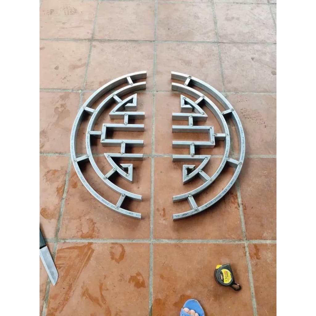 Chữ Thọ CNC 20x40cm Dày 1,4cm, Vuông Tròn Trang Trí Nhà Cửa Chống Rỉ Sét