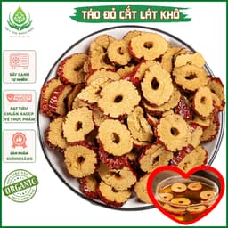 ✅[HÀNG LOẠI 1] Táo Đỏ Thái Lát Sấy Khô 1Kg 💥FREE SHIP💥 Đều Và Đẹp 1