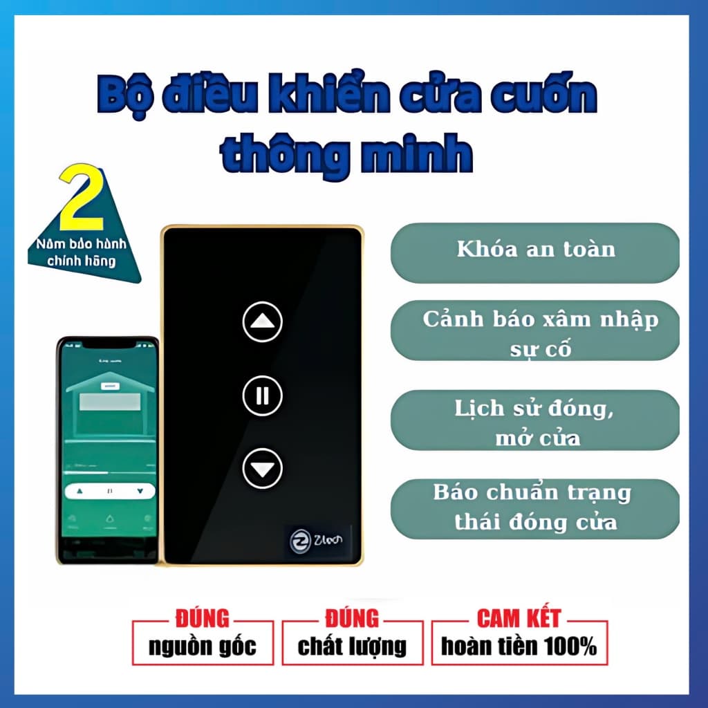 Bộ điều khiển Cửa cuốn thông minh ZiTech Pro