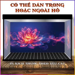 Tranh 3D dán hồ cá - tranh dán bể cá cảnh - decal dán bể cá thuỷ sinh - CÓ SẴN KEO DÁN 2