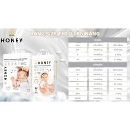 [GIẢ SIÊU TỐT - HÀNG CHÍNH HÃNG] Tã Bỉm Motaro Honey Premium tinh chất tơ tằm mỏng nhẹ đủ size từ NB - 4XL Cho Bé 9