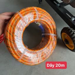[Dây 20M] Bộ máy rửa xe áp lực ty sứ 2.9HP Osaika môtơ 3, 4HP dây đồng|Máy rửa xe công nghiệp cao áp 8