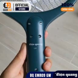 Vợt Muỗi Điện Quang ĐQ EMR09 GW tích hợp đèn LED chiếu sáng pin lâu 5