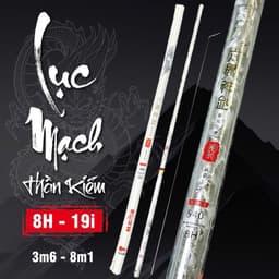 Bộ Combo Cần Câu Đài Lục Mạch Thần Kiếm 8H Bản Săn Hàng Tải Cá Khoẻ Kèm Đầy Đủ Phụ Kiện Tải Cá 10kg 5