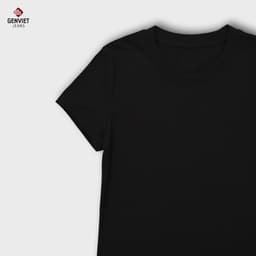 Áo Thun Nữ Cộc Tay Trơn GENVIET JEANS Chất Liệu Cotton Co Giãn Dáng Ôm Vừa S251.G. 8912 5