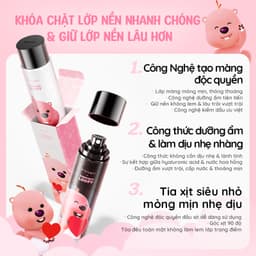 Xịt Khóa Nền LOOPY Size Nhỏ 30ML Pramy-Giữ Lớp Trang Điểm&Cấp Ẩm Lâu Dài 2