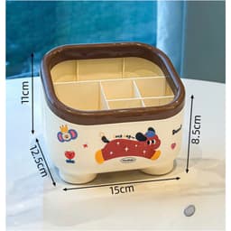 VINBEO Hộp Cắm Bút, Ống Cắm Bút (Tặng kèm Sticker dán cute) để bàn siêu dễ thương, Decor trang trí bàn học ANHI004 8