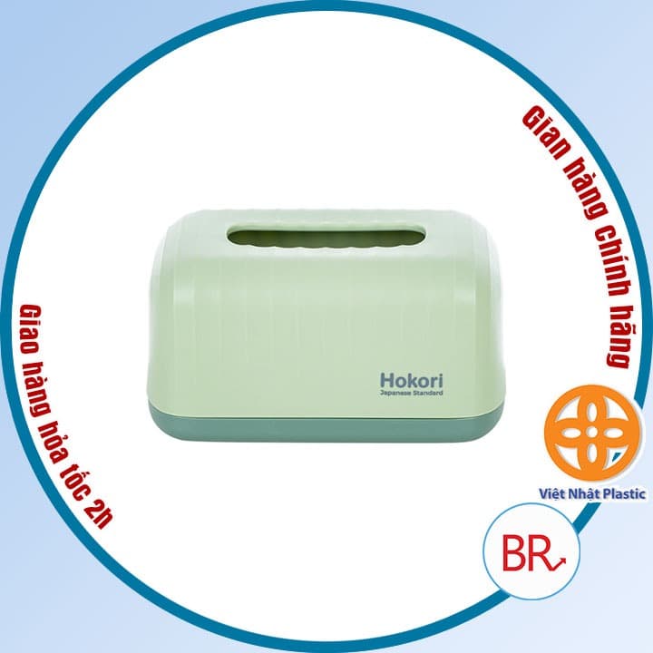 Hộp đựng giấy chữ nhật Hokori Việt Nhật 2705, Hộp giấy để bàn sang trong cho nhà cửa, quán ăn, văn phòng 02282