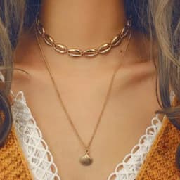 Vòng Cổ Nữ Vintage Mặt Vỏ Sò Vàng Gold - Quà Tặng Vibe Ocean Charm, Dây Chuyền Cá Tính, Phong Cách Hàn Quốc 6