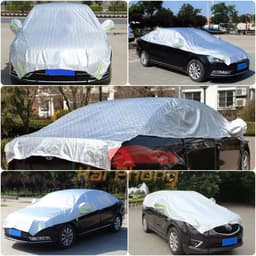 Bạt trùm nửa xe ô tô tráng bạc cách nhiệt cao cấp trùm kín capo, có phản quang, chống nóng, chống xước, cho các dòng xe 7