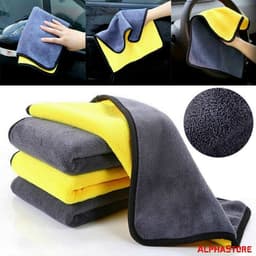 KHĂN MICROFIBER 2 LỚP LAU XE Ô TÔ, NHÀ CỬA CHUYÊN DỤNG 8