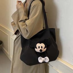 Túi xách chuột Mickey, Túi đeo vai di động dung tích lớn búp bê chuột Mickey hoạt hình dễ thương 3