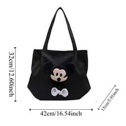 Túi xách chuột Mickey, Túi đeo vai di động dung tích lớn búp bê chuột Mickey hoạt hình dễ thương 9