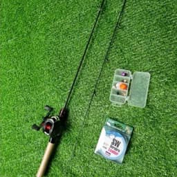 ComBo Cần Câu Cá ul Cán Gỗ 1m68 1m8 1m98 máy ngang tay phải và trái và máy đứng ac2000 kèm phụ kiện 9