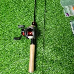 ComBo Cần Câu Cá ul Cán Gỗ 1m68 1m8 1m98 máy ngang tay phải và trái và máy đứng ac2000 kèm phụ kiện 5
